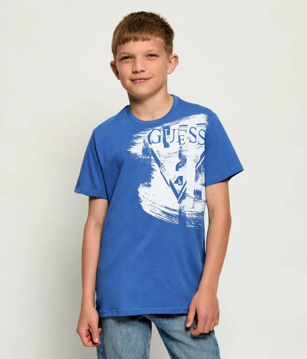 Детская футболка хлопковая Guess, синий