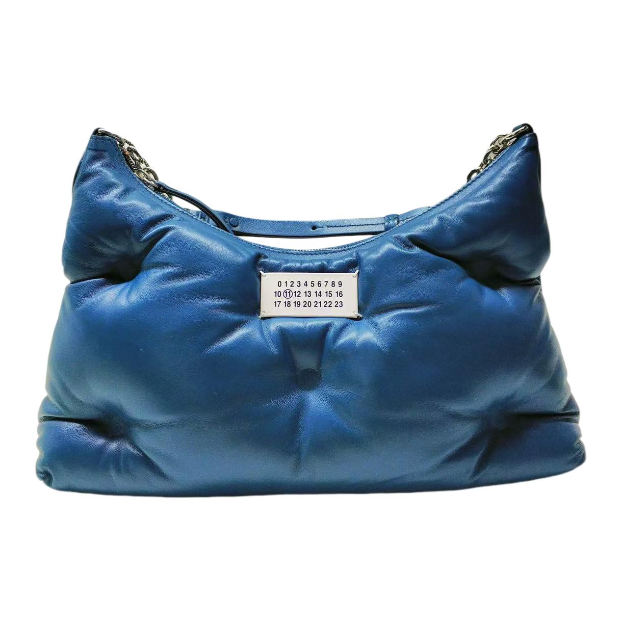 

Maison Margiela Женская синяя сумка через плечо с застежкой-молнией