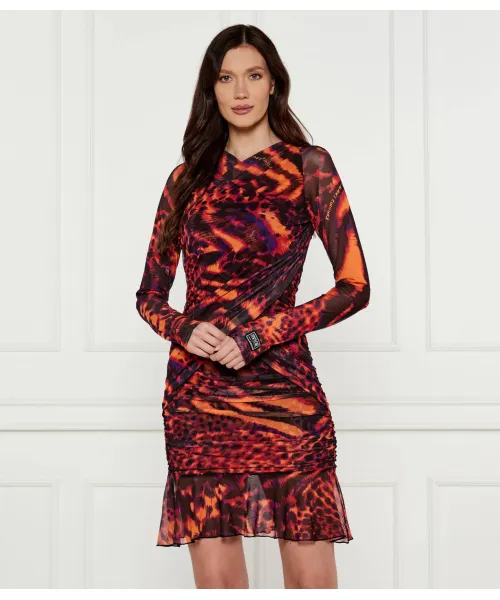 

Платье Versace Jeans Couture, оранжевый