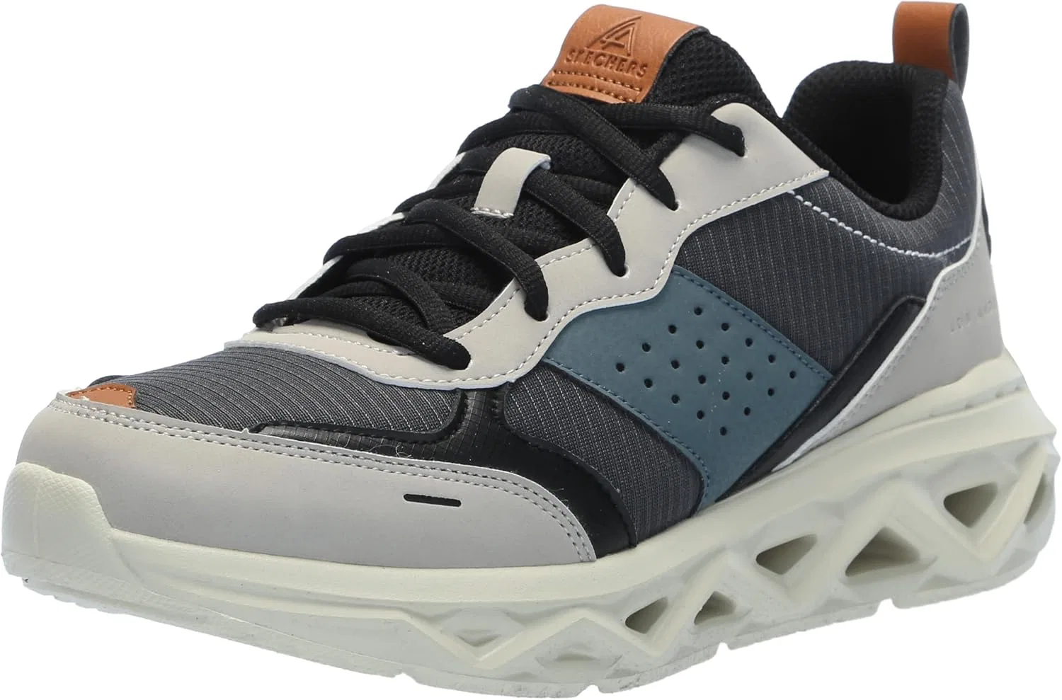 Детские кроссовки для мальчиков SKX-1121 Skechers, Naturalsynthetic/Black