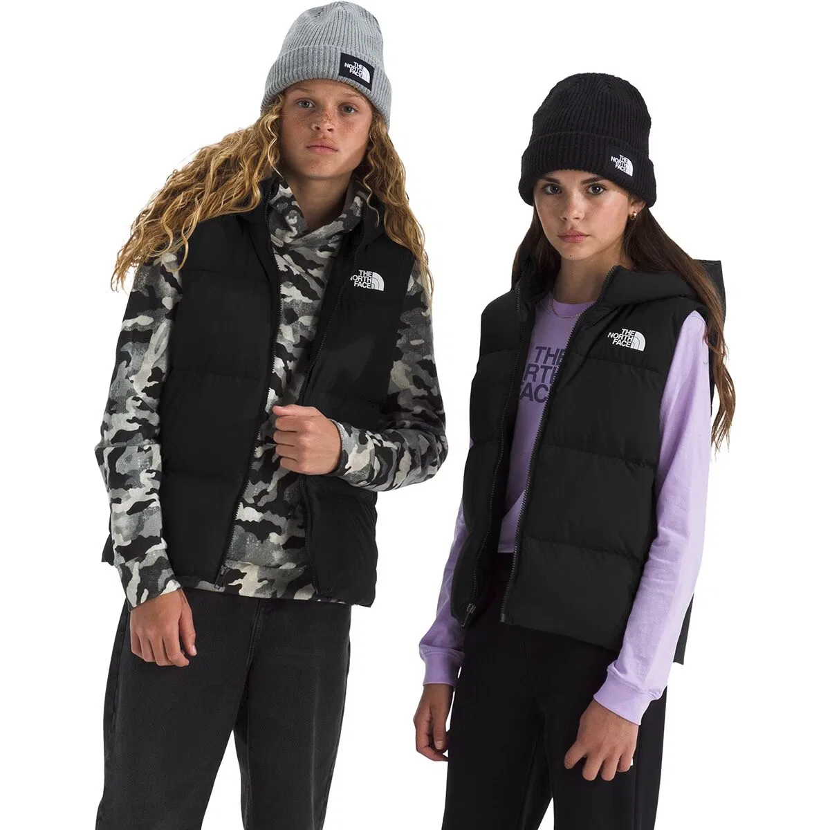 Детский жилет для мальчиков с наполнителем North Down Hooded The North Face, Tnf Black