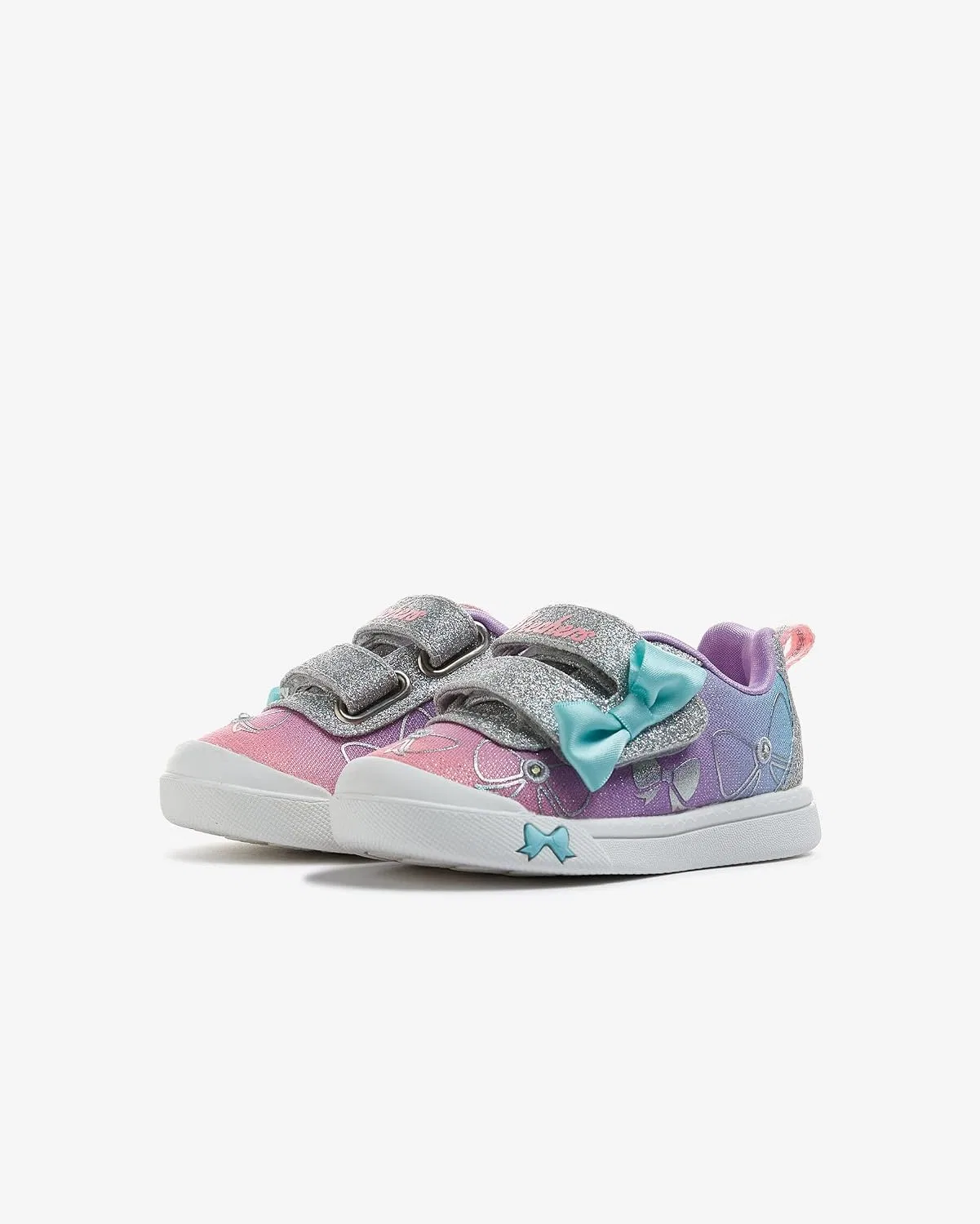 Детские кроссовки для девочек Lil Bowie Skechers, Silver/Multi — фото 3