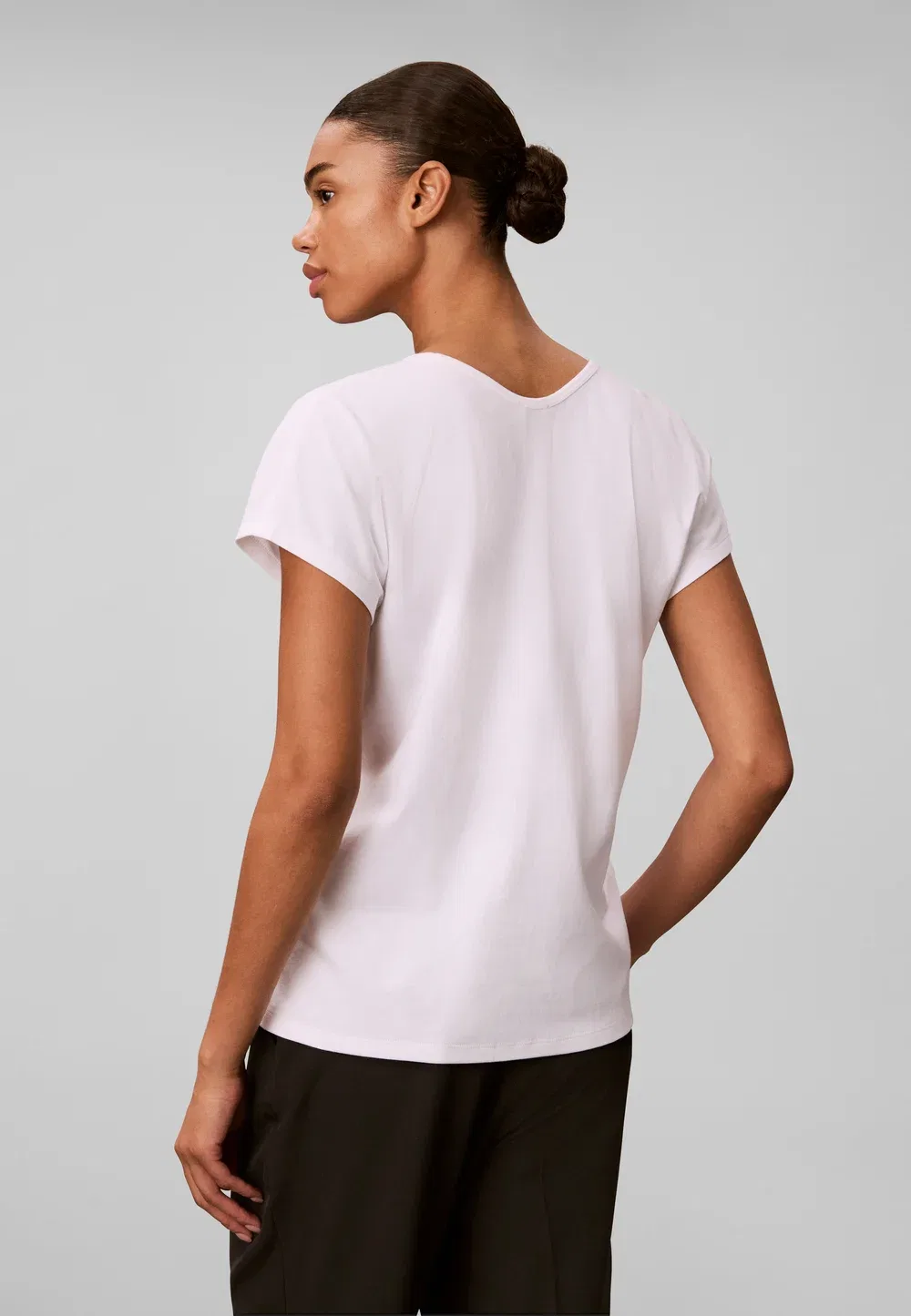 Футболка свободного кроя - базовая футболка Calvin Klein, Bright White — фото 3