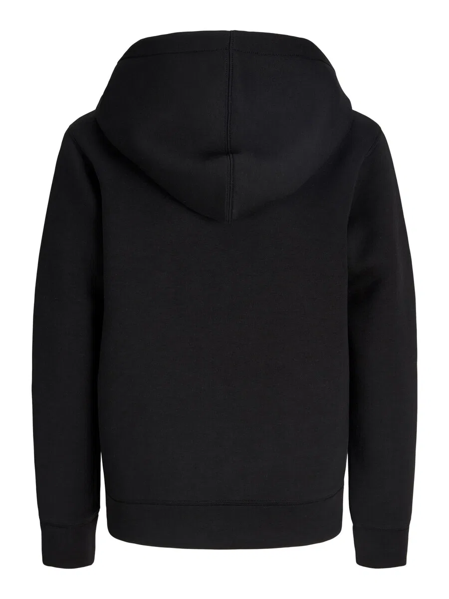 Детская толстовка на молнии Jack & Jones Junior 'JCOLegacy' черного цвета — фото 3