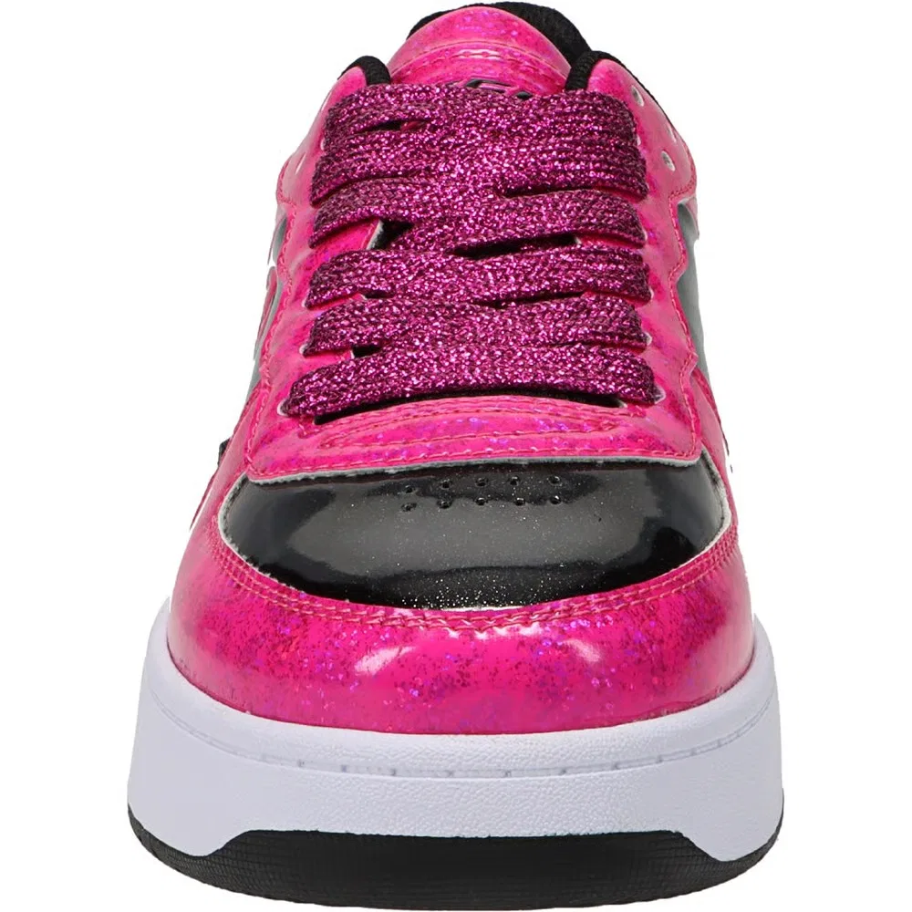Детские низкие скейтбордистские кроссовки Reserve Heelys, Pink/Black — фото 2