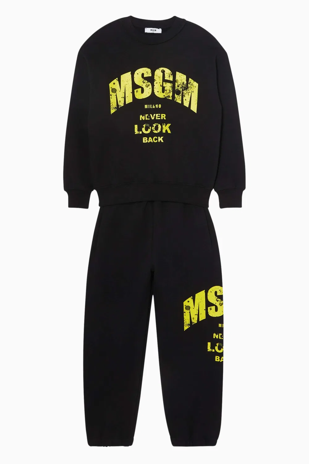 Свитшот хлопковый с логотипом MSGM — фото 2