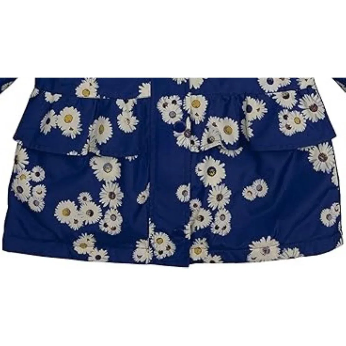 Детская куртка для девочек на флисовой подкладке с рюшами OshKosh B'gosh, Blue — фото 3