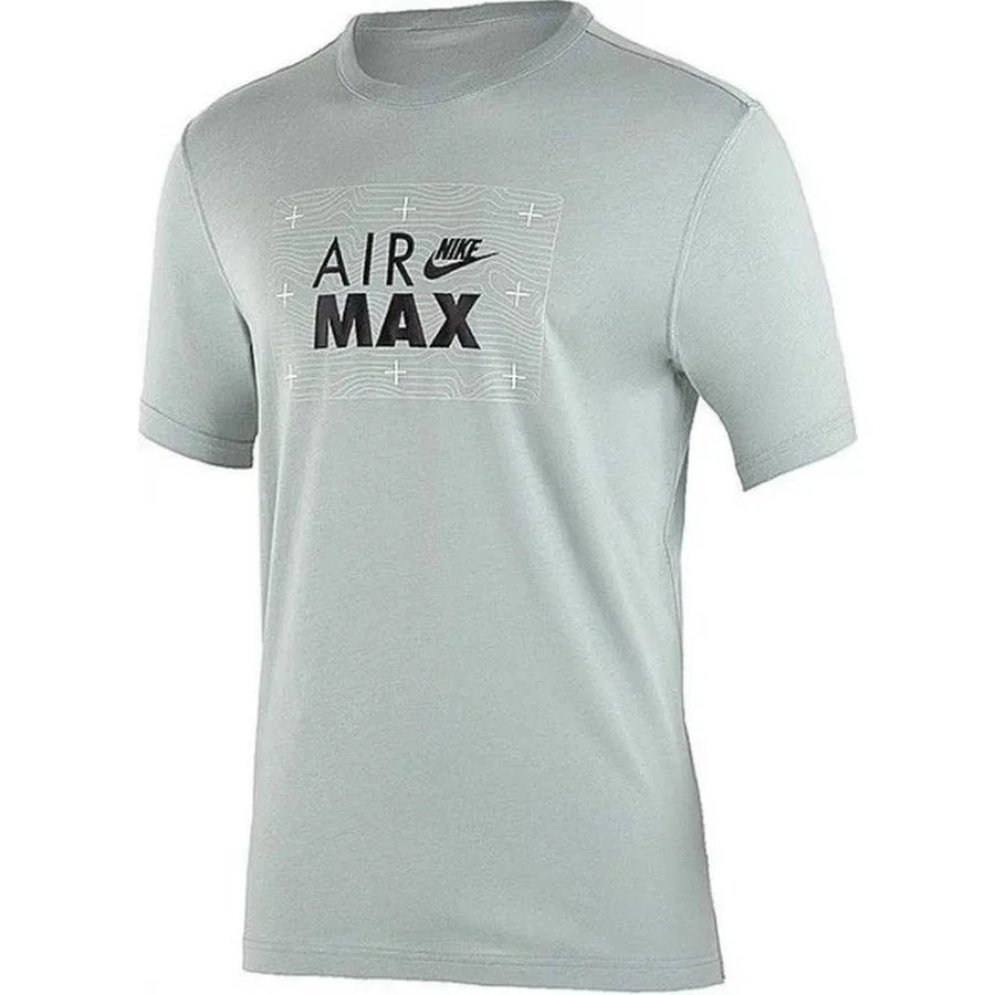 Детская футболка с коротким рукавом Sportswear Air Max Nike, Зеленый — фото 4
