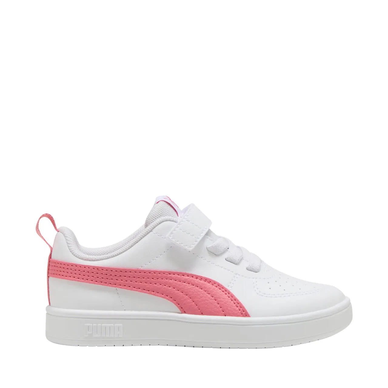 Детские кроссовки с перфорацией Rickie AC PS Puma, Weiss Bengalrosa