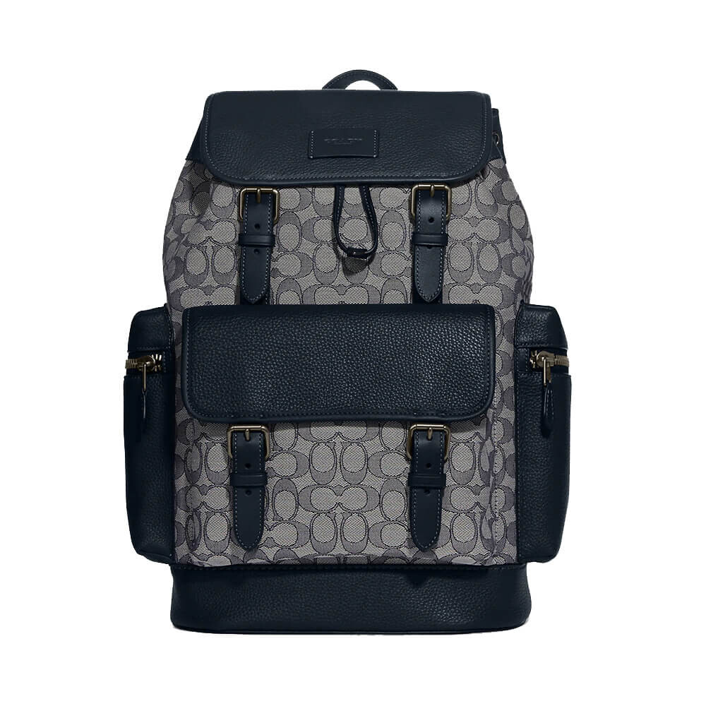 

Рюкзак Coach Outlet Sprint In Signature Jacquard, чёрный/тёмно-синий