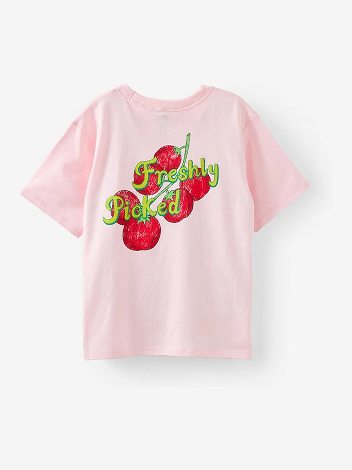 Футболка с принтом, оверсайз Cotton On, светло-розовый — фото 2
