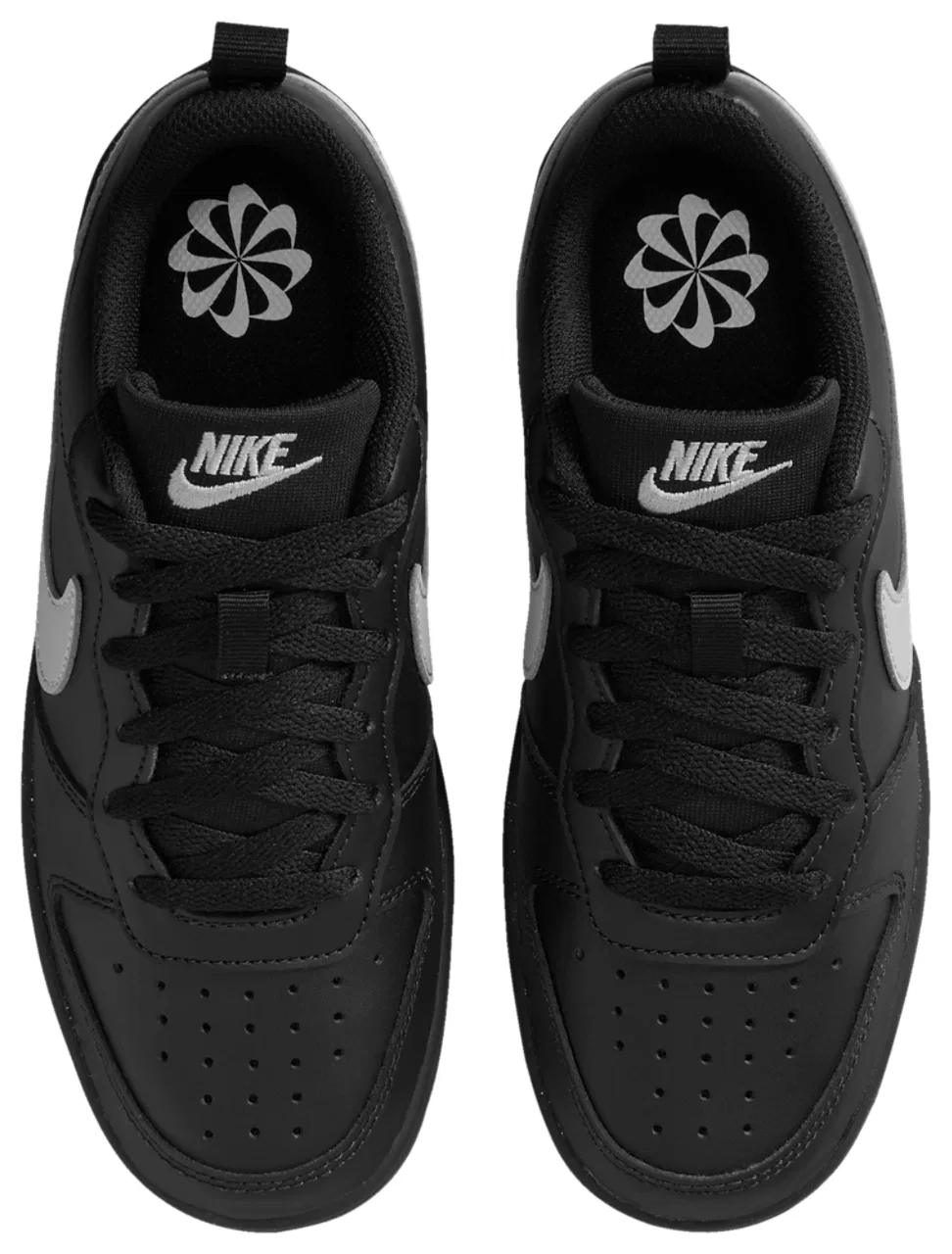 Кроссовки для мальчиков Court Borough Low Recraft Nike, цвет Grey Fog/Black/Black — фото 4