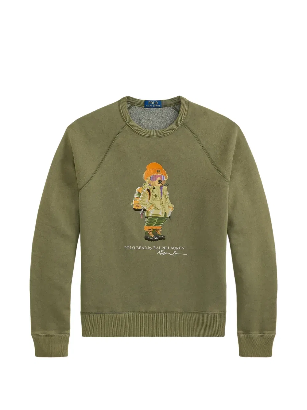 Свитер Polo Bear с рукавами реглан POLO RALPH LAUREN, зеленый