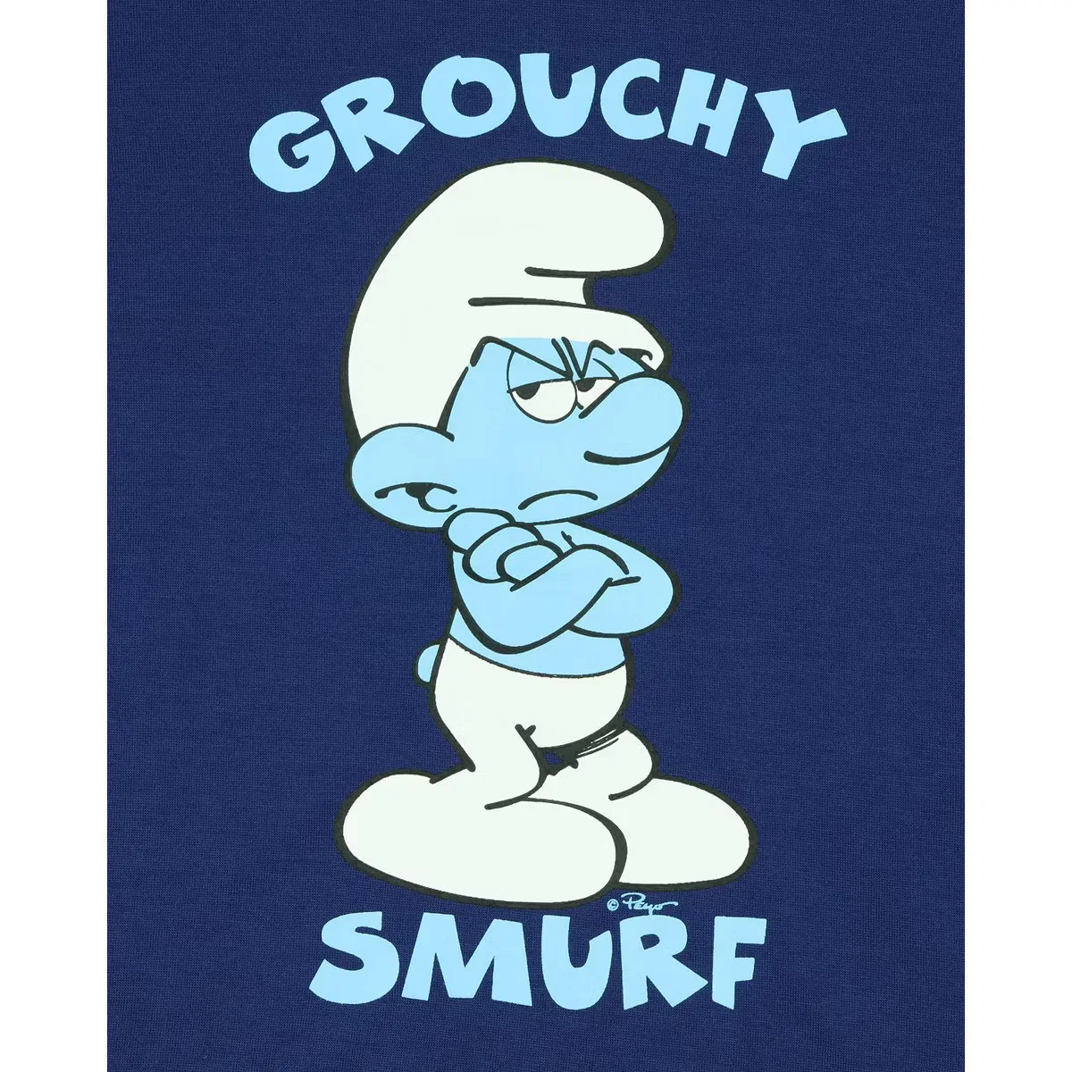 Пижамный комплект с коротким рукавом и шортами The Smurfs INTIMO, Navy Blue — фото 4