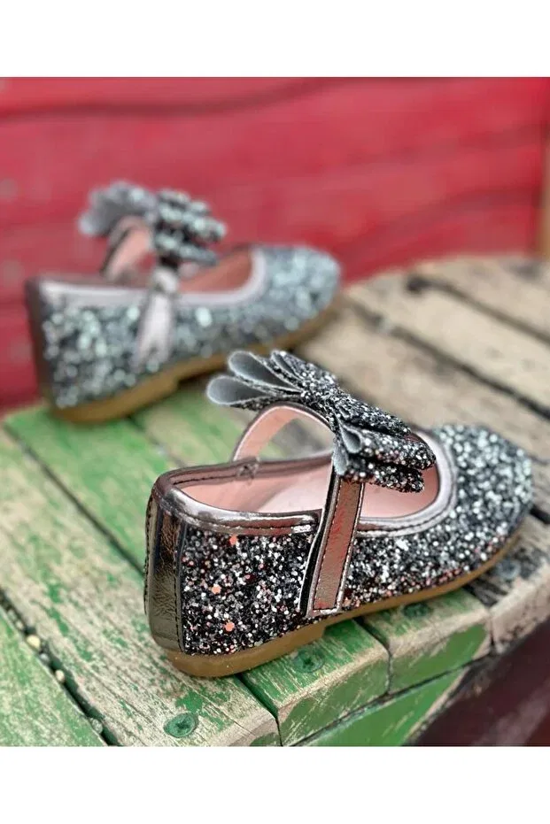 Детские балетки для девочек ортопедические Surpie Shoes, Platinum — фото 4