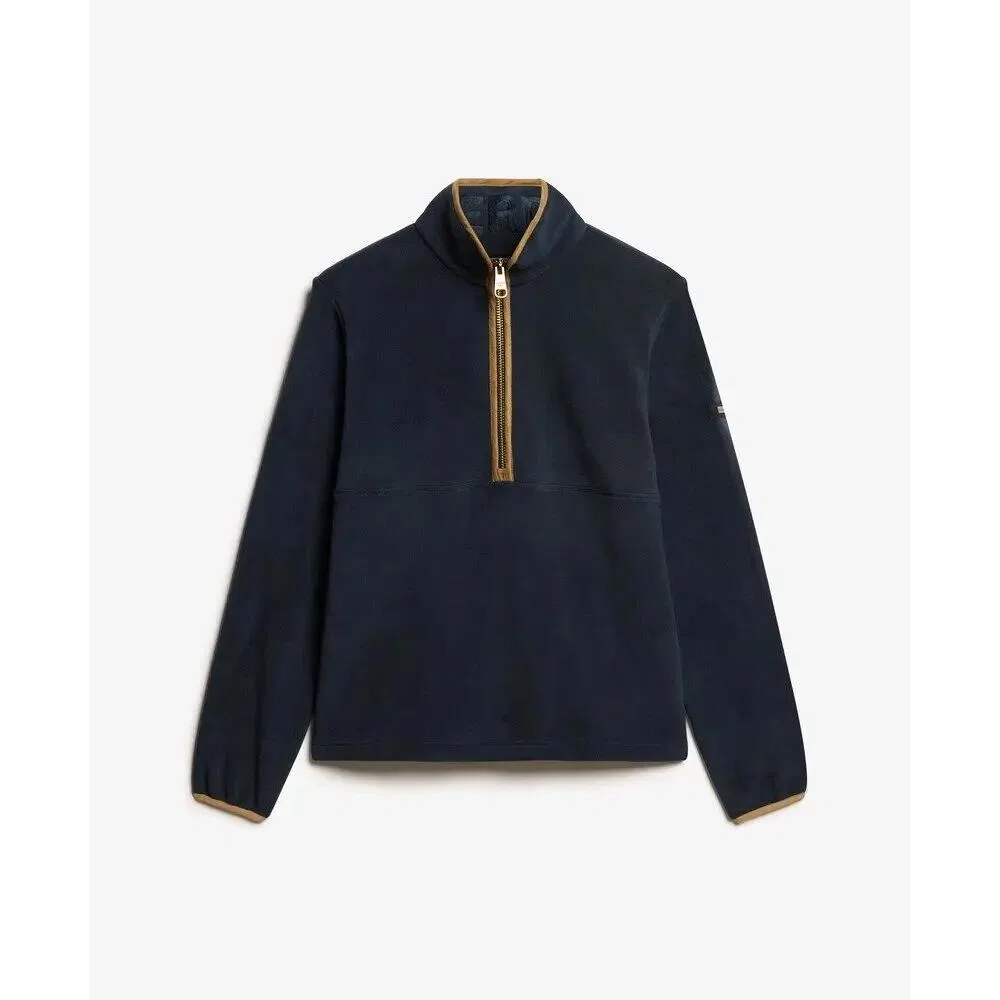 Женская флисовая куртка с полузамком Superdry Estate, Blau