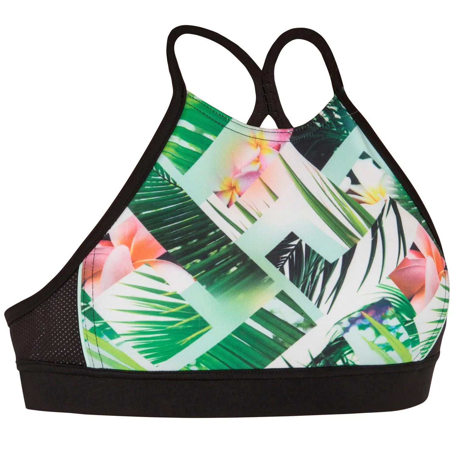 Детский топ-бикини для серфинга Bustier Baha 900 Decathlon, Grun — фото 3