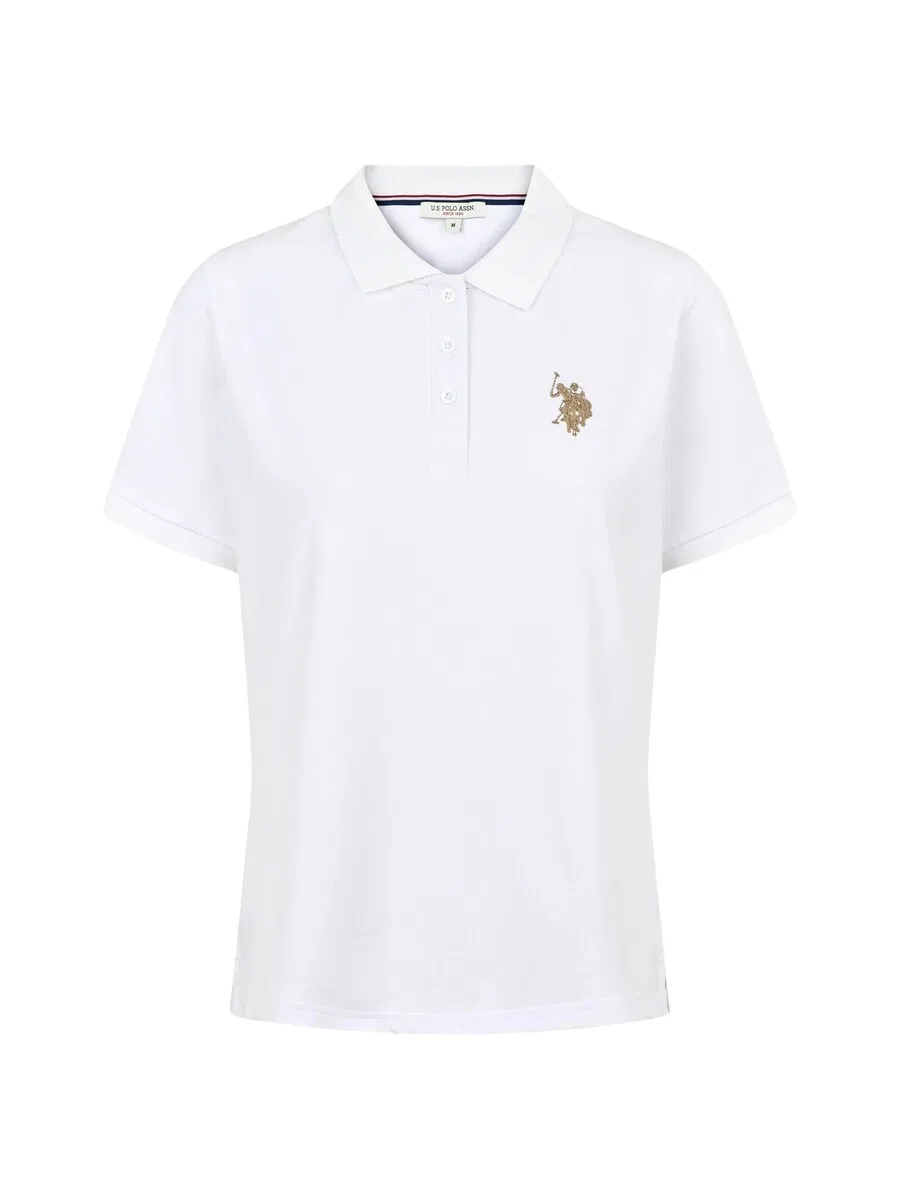 Футболка U.S. Polo Assn. 'UWHariet' белого цвета