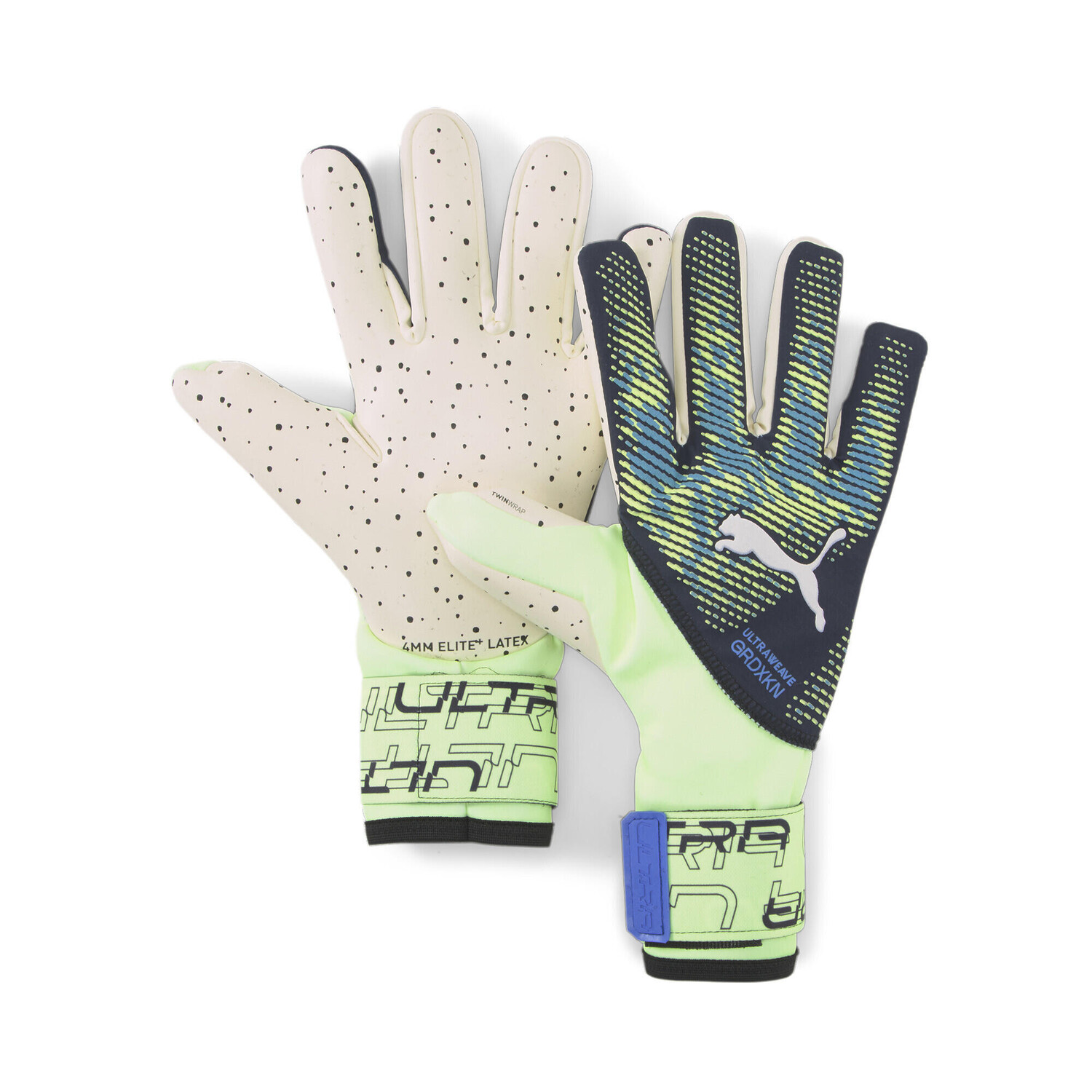 

Футбольные вратарские перчатки ULTRA Ultimate 1 Negative Cut PUMA, желтый синий