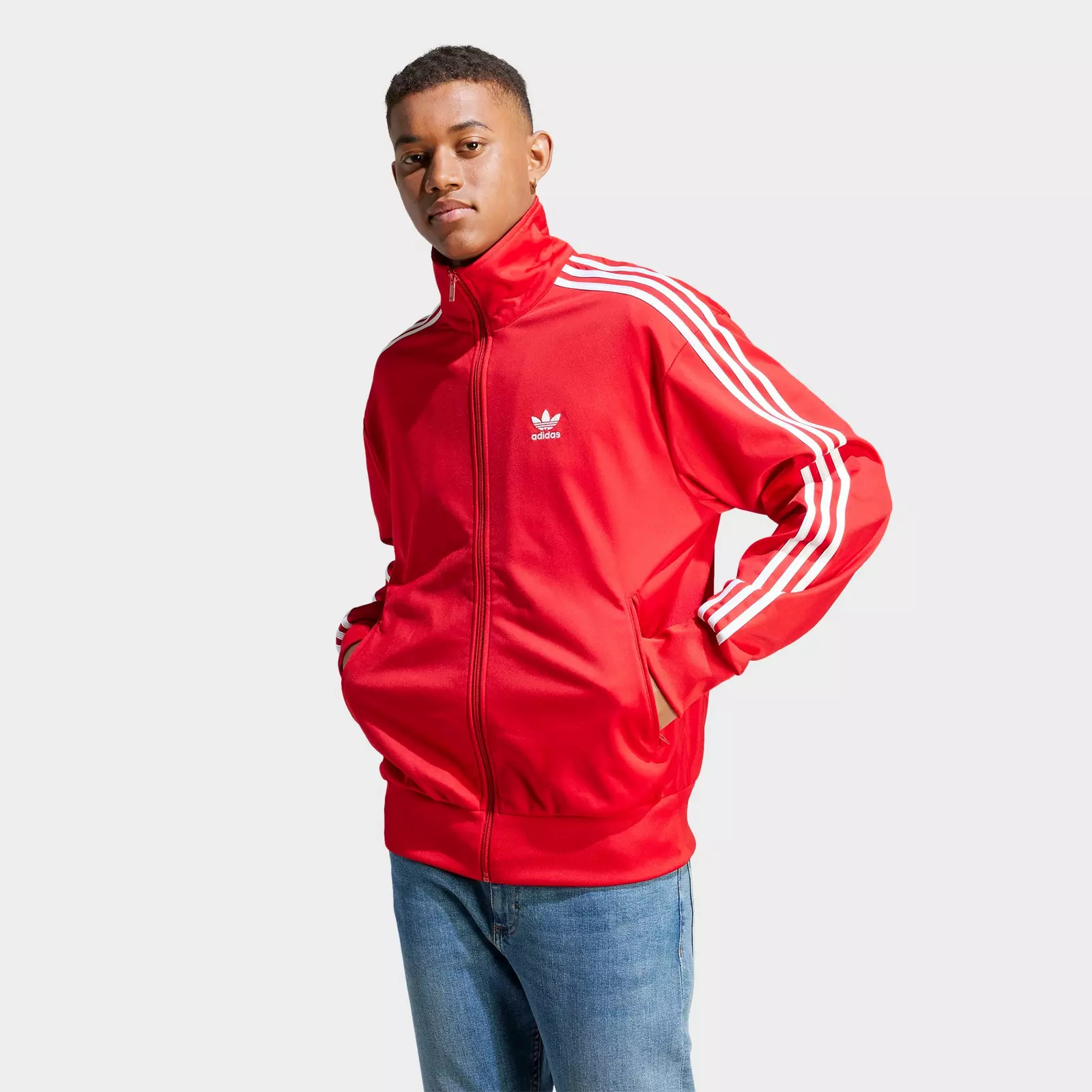 

Куртка Men's adidas Originals adicolor Classics Firebird Track, красный
