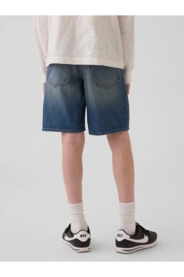 Детские шорты для мальчиков джинсовые Gap, Blue-000 — фото 3