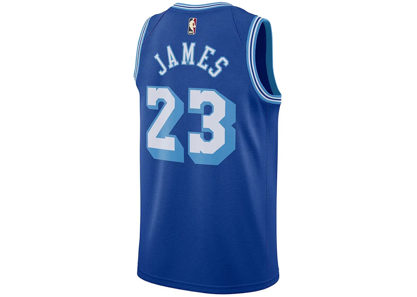 Мужская джерси с принтом LeBron Classic Edition Nike, Rush Blue — фото 2