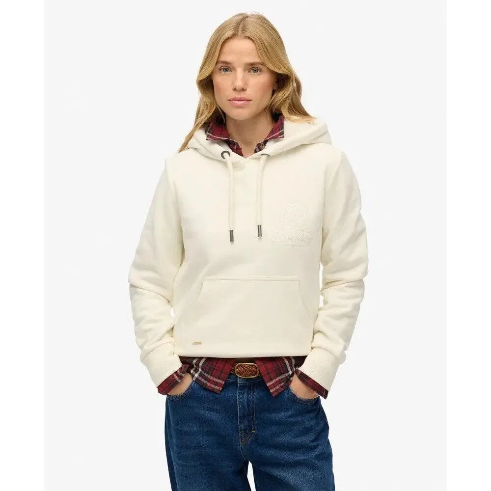 Женское худи oversize Finest Goods Superdry, Beige — фото 2