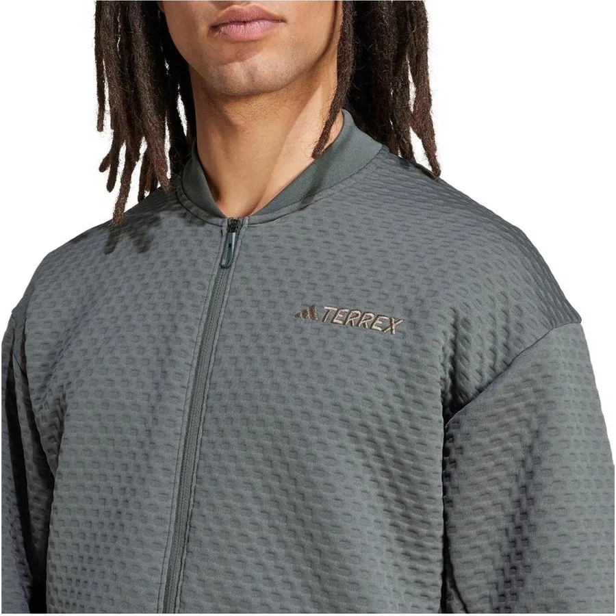 Свитшот с молнией XPL Sweat Jkt adidas, Черный — фото 4