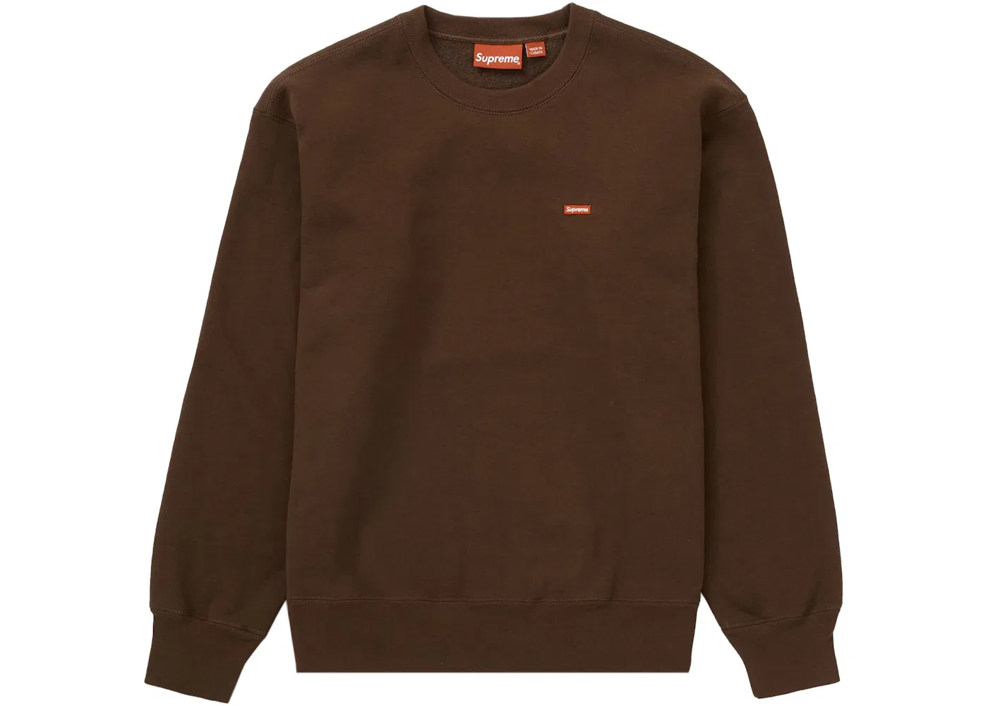 Мужской свитшот с круглым вырезом Supreme Crewneck (FW22), Dark Brown