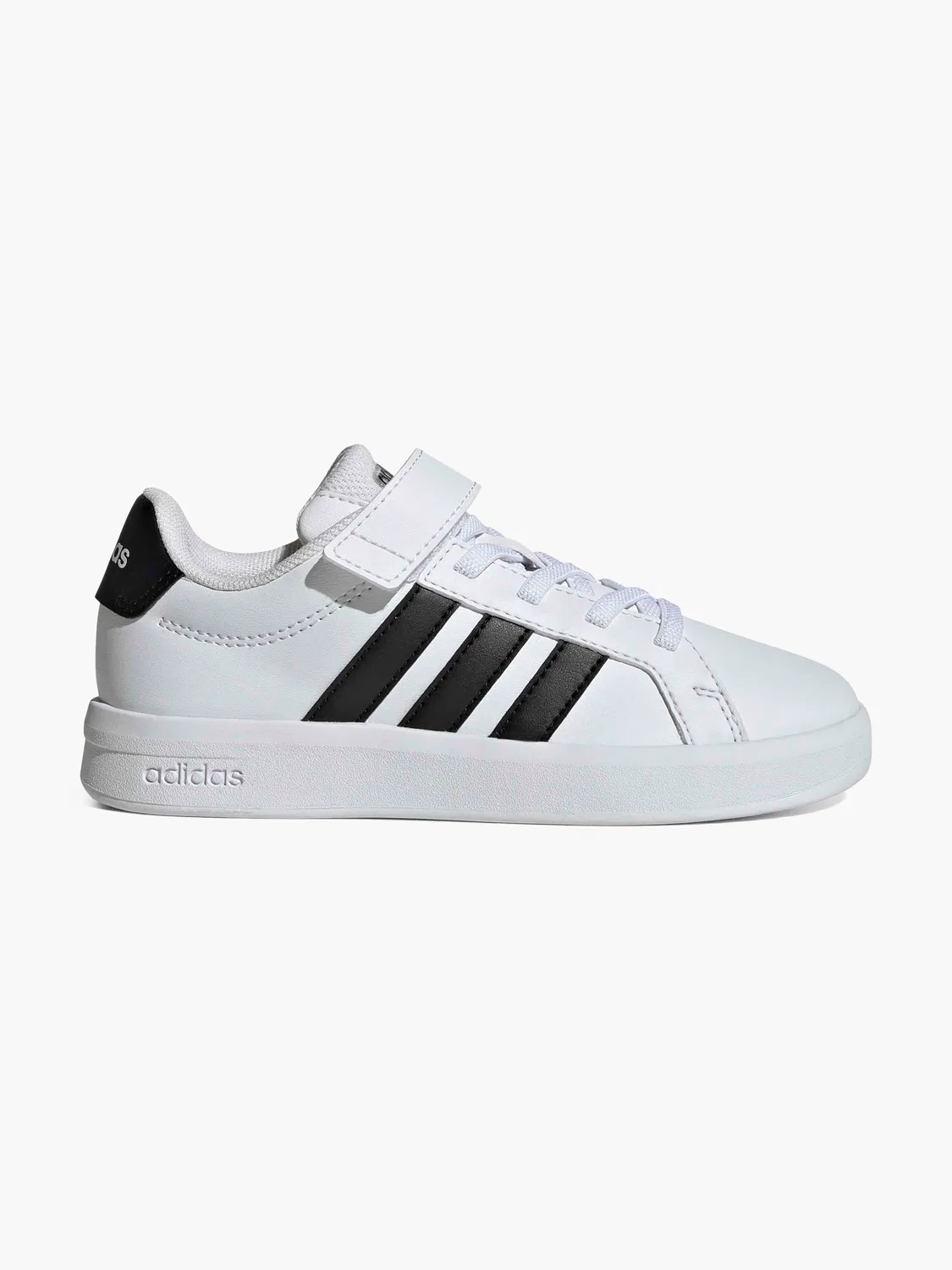 Детские кроссовки на липучках Adidas Grand Court 3.0 EL C, белый