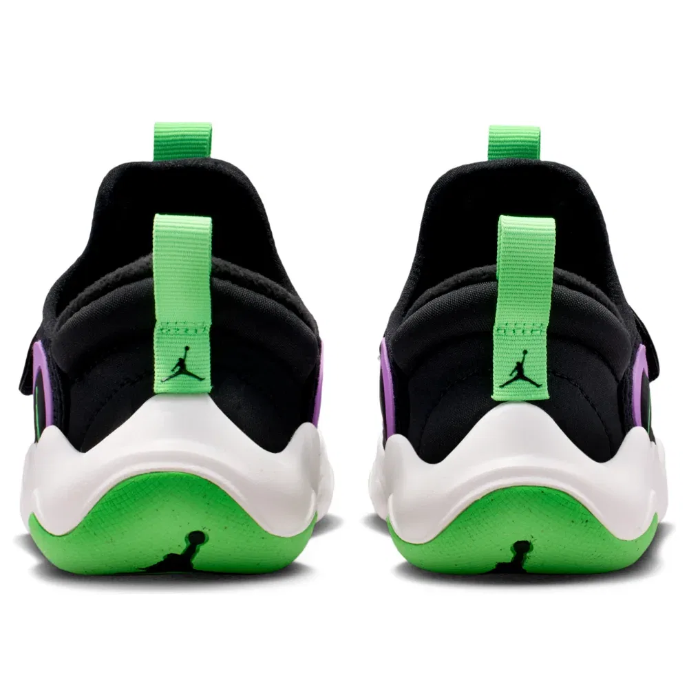 Детские кроссовки Air Jordan 23 7.2 EasyOn 'Black Laser Purple Summit' Jordan, Black/Laser Purple/Summit White/Scream Green — фото 4