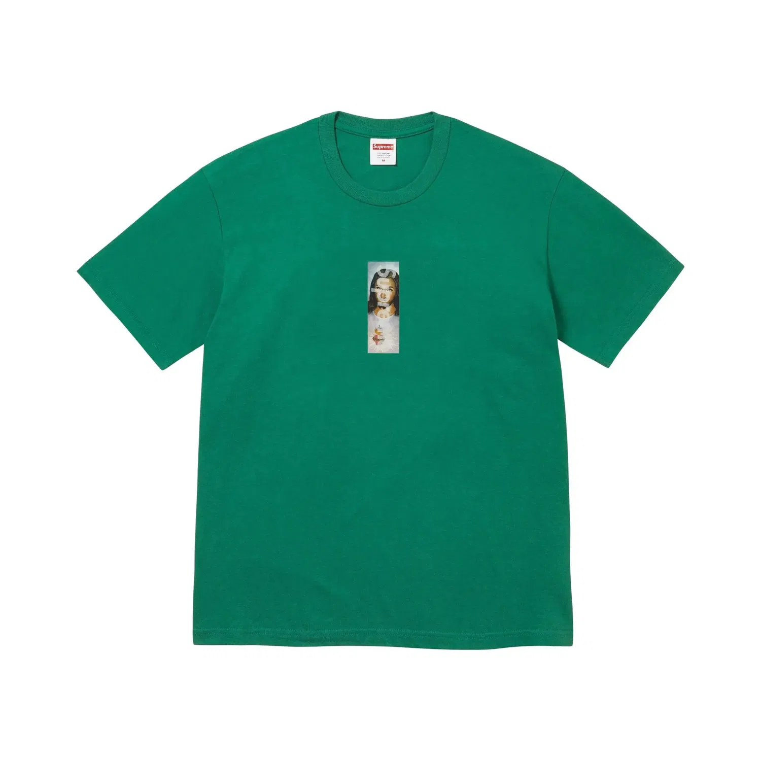 Футболка с принтом Prayer Card Box Logo Supreme, Light Pine
