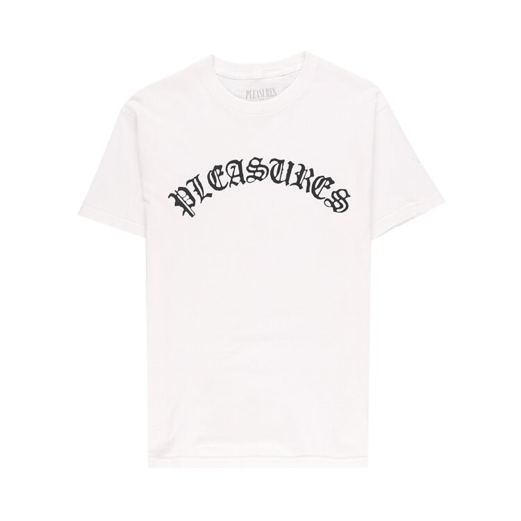 

Футболка Pleasures Old E Logo T-Shirt 'White', белый