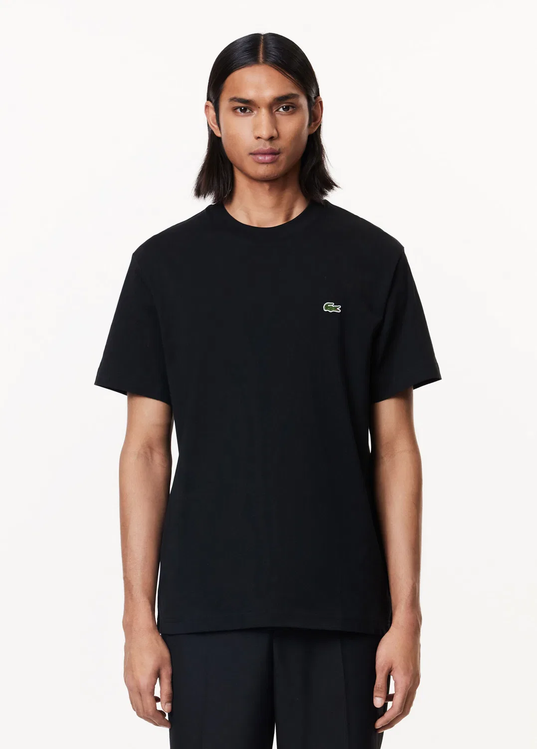 Футболка с круглым вырезом Classic Fit Lacoste, black