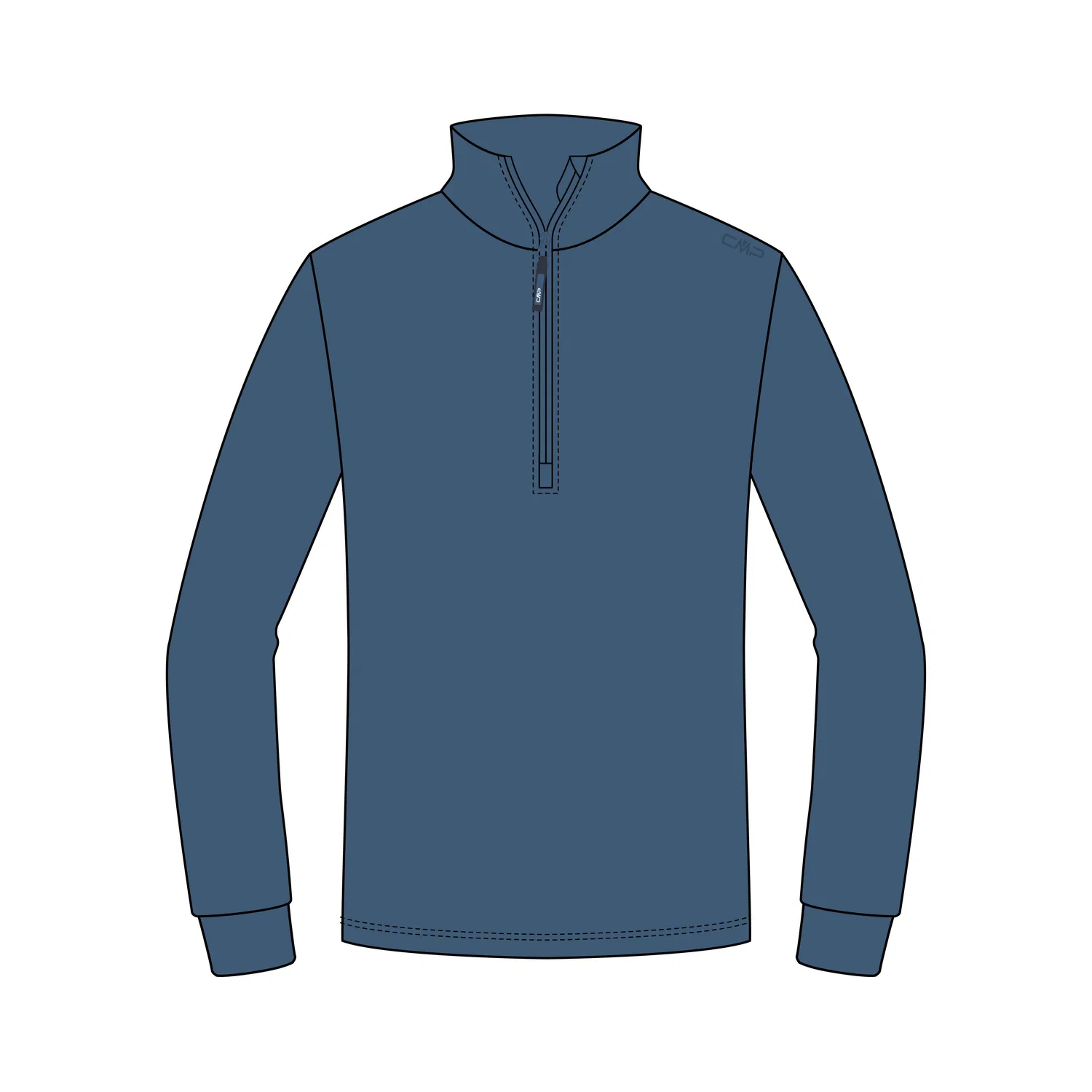 Детский флисовый пуловер с высоким воротником Arctic Fleece Cmp, Konigsblau