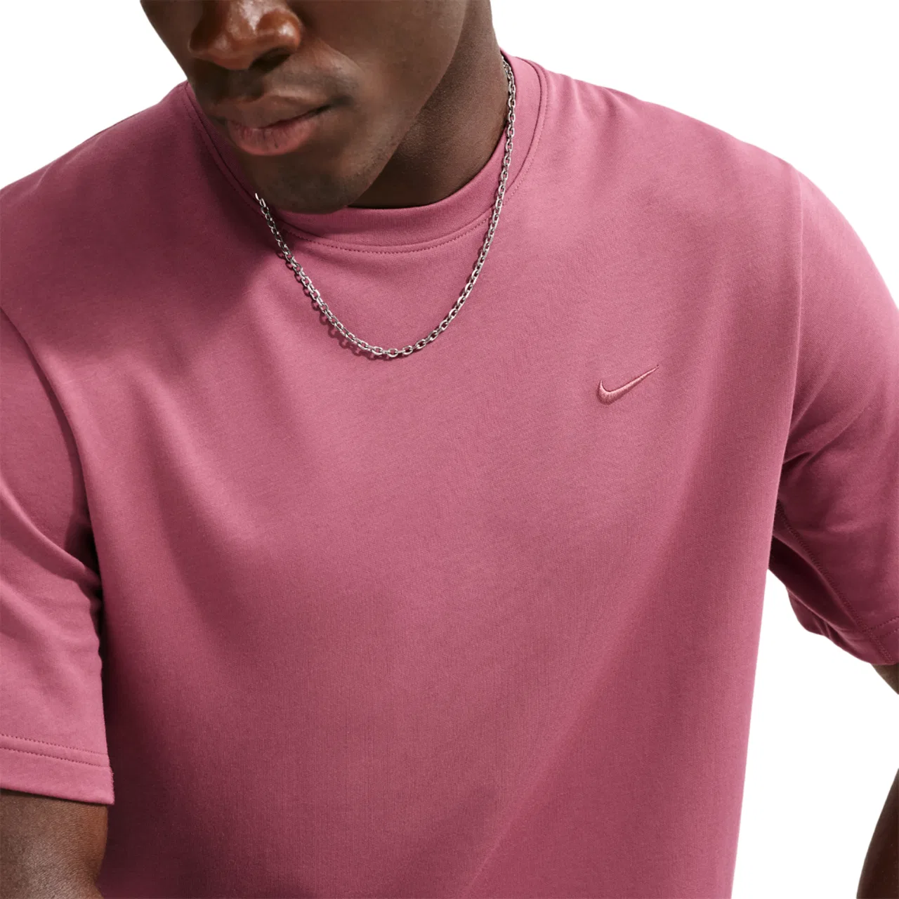 Мужская футболка Dri-FIT Primary Statement Nike, цвет Pink Smoke/Pink Smoke — фото 3