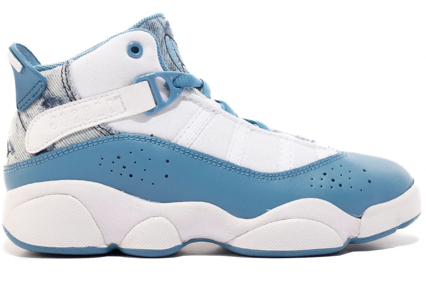 Детские кроссовки Lifestyle Jordan 6 Rings Bleached Denim Jordan, Dutch Blue/White