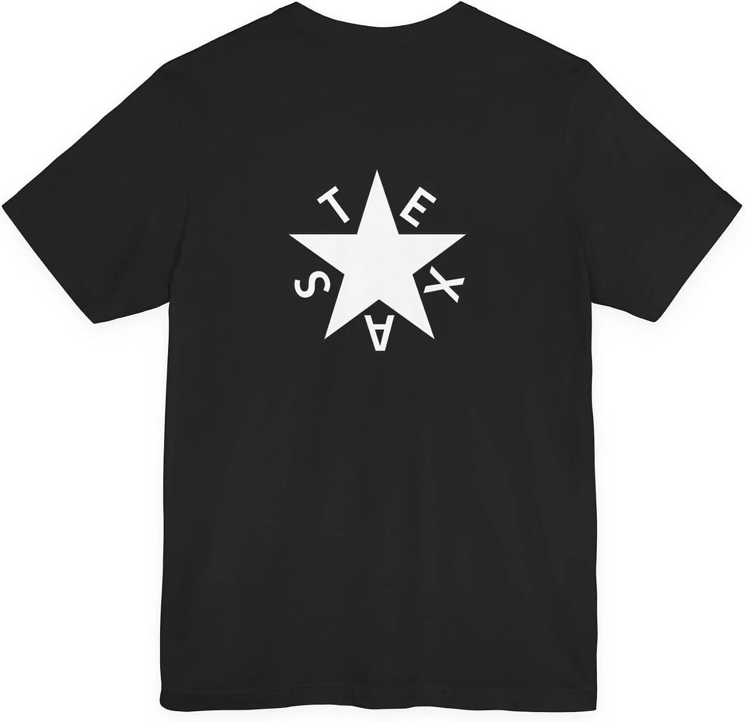 Футболка с принтом Texas Zavala Flag, Black — фото 2