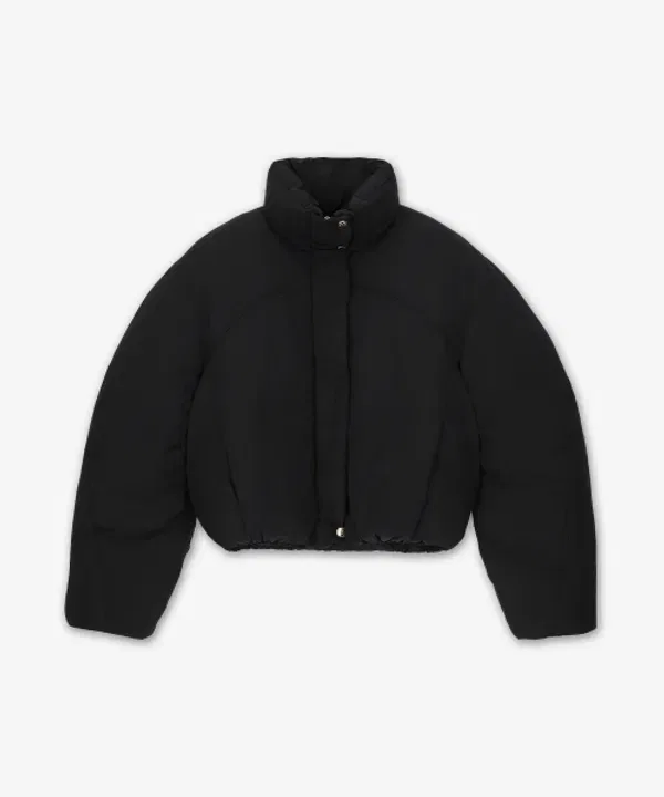 Укороченное пуховое пальто Jacquemus, черный