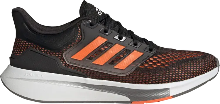 

Кроссовки Adidas EQ21 Run 'Black Solar Orange', черный