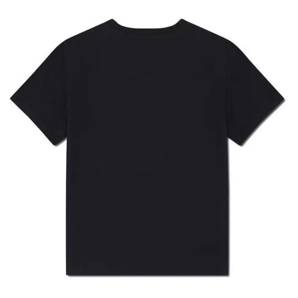 Детская футболка с коротким рукавом Lacoste kids, Black — фото 4