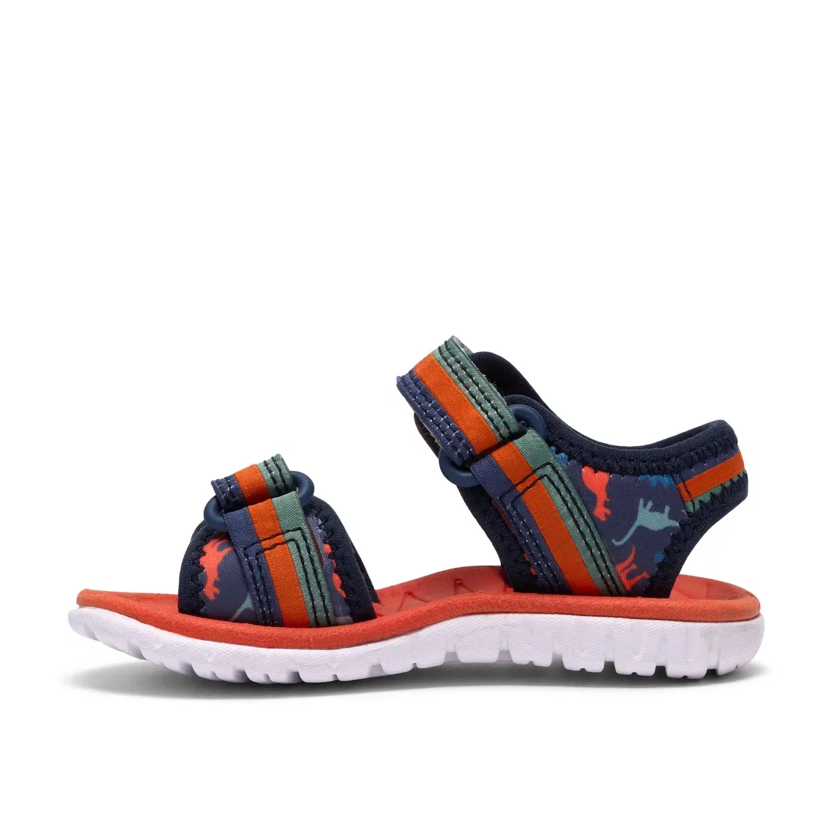 Детские сланцы с принтом Surfing Tide Clarks, Blue — фото 2