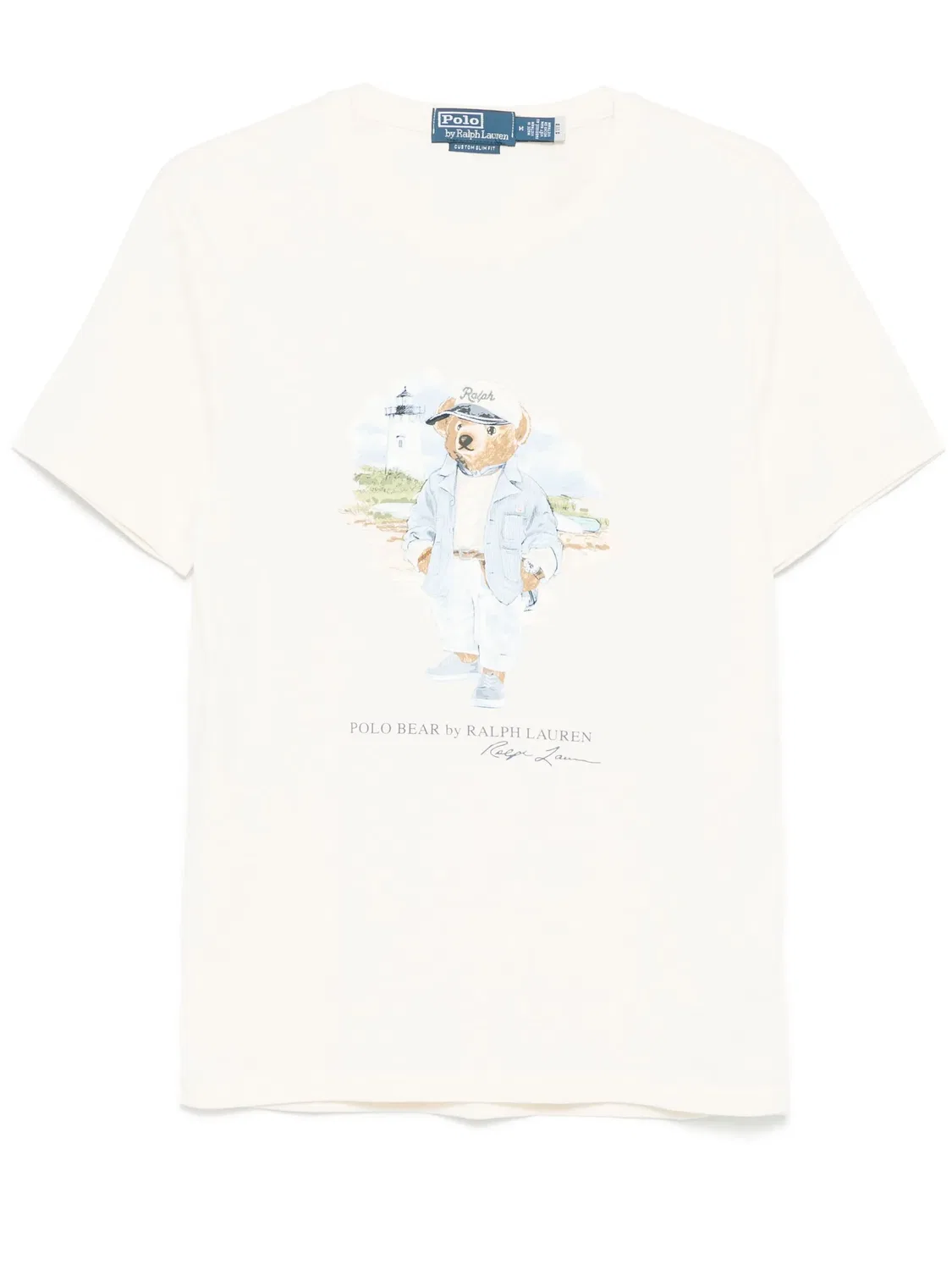 Футболка Polo Bear нейтральных тонов Polo Ralph Lauren, нейтральные