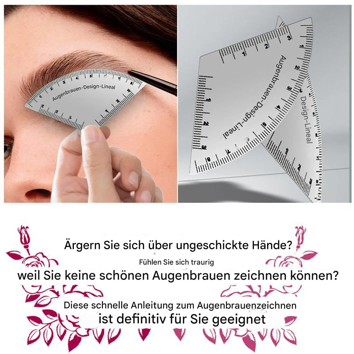 Brow Mapping Augenbrauenlineal, Mwqpgyh, 1 штука — фото 4