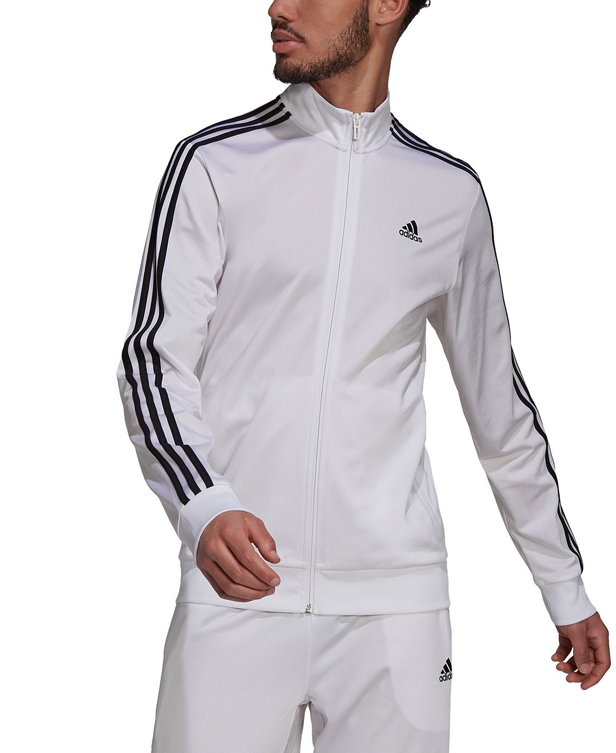 

Мужская куртка Adidas Tricot Track, белый/черный, Серый, Мужская куртка Adidas Tricot Track, белый/черный