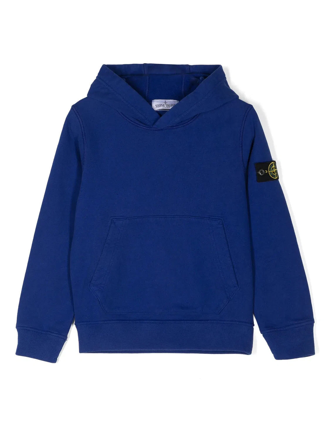 Худи с эмблемой компаса из хлопка Stone Island, темно-синий