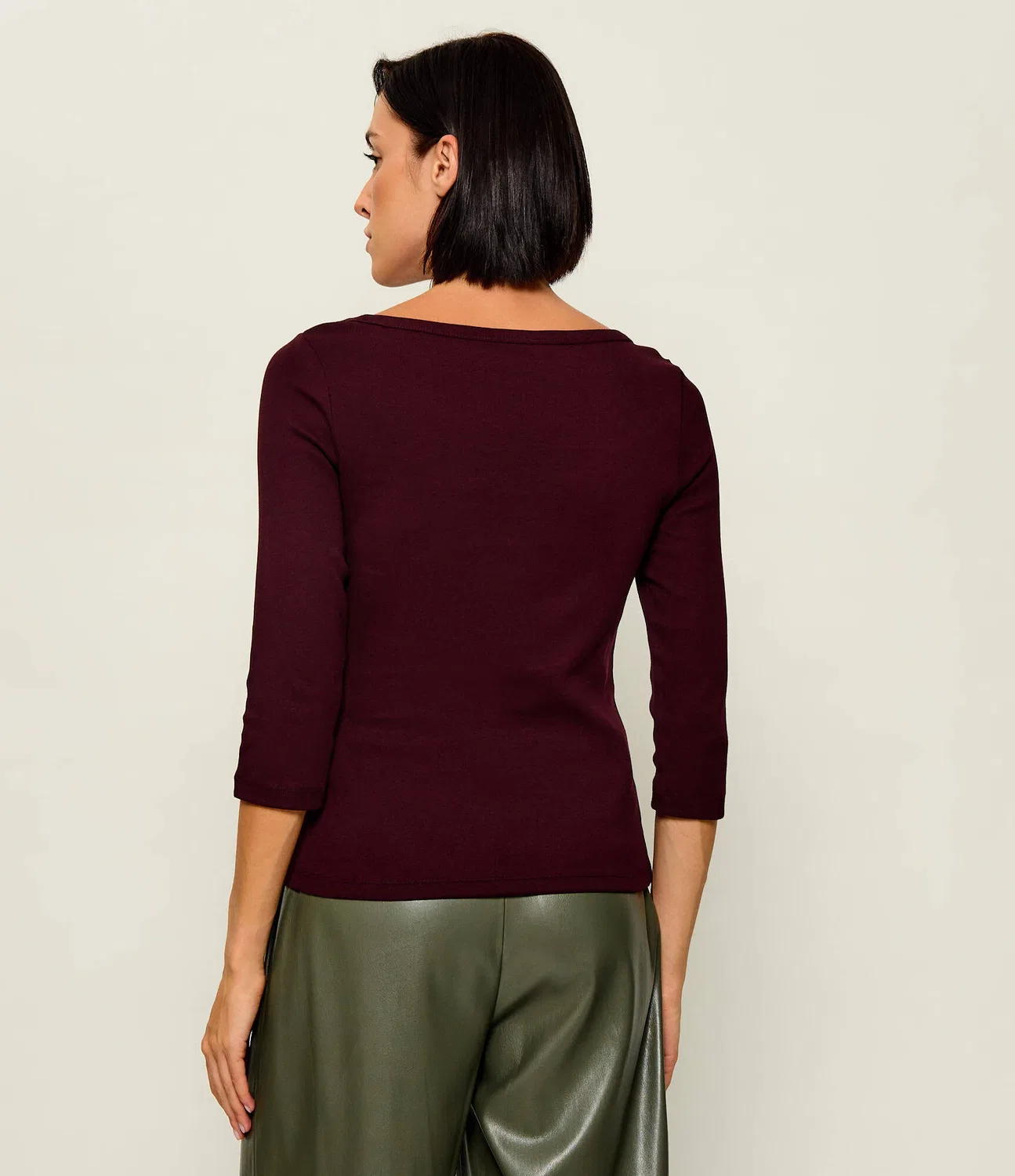 Блузка с рукавом 3/4 Cody Tommy Hilfiger, Bordeaux — фото 3