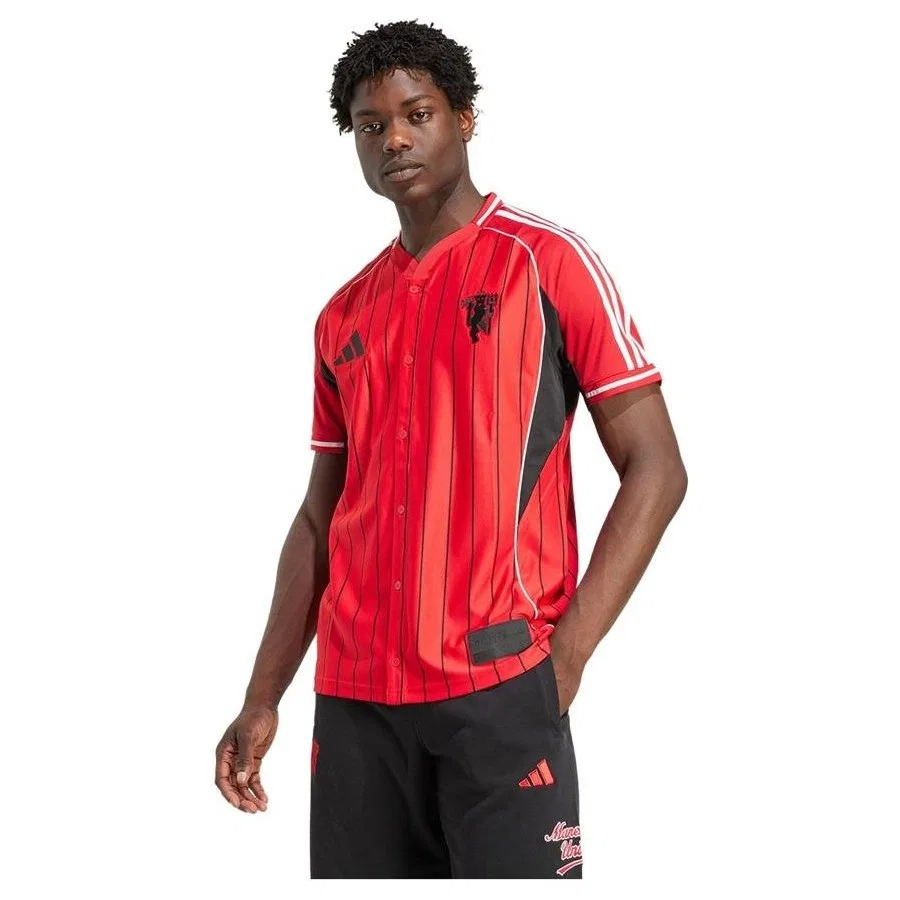 Футболка с длинным рукавом MUFC US SHIRT adidas, Красный