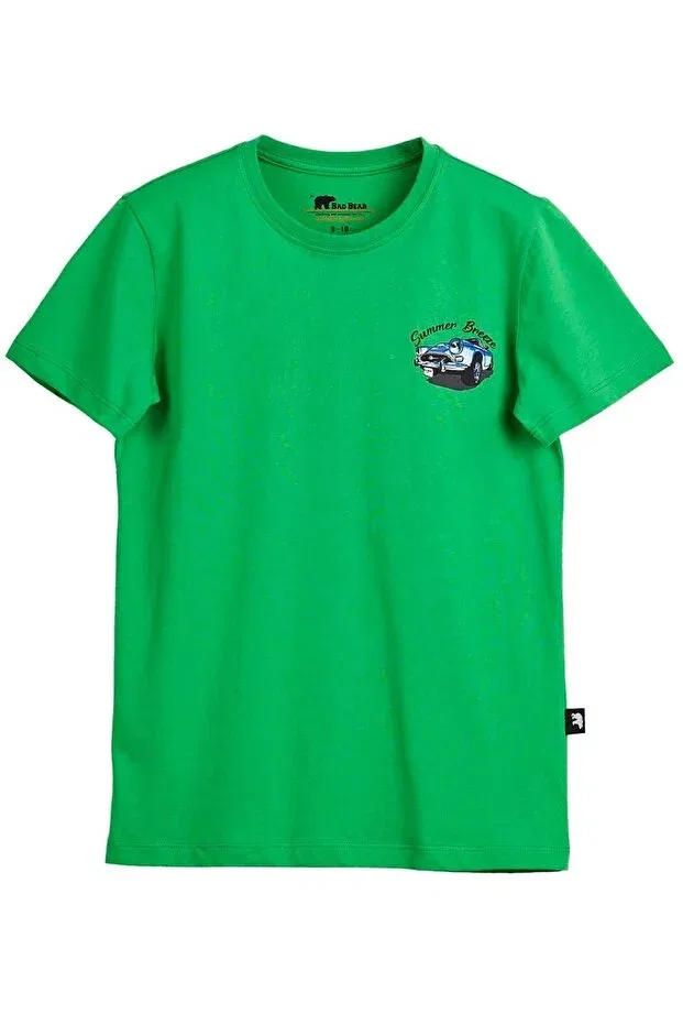 Детская футболка хлопковая Bad Bear, Green