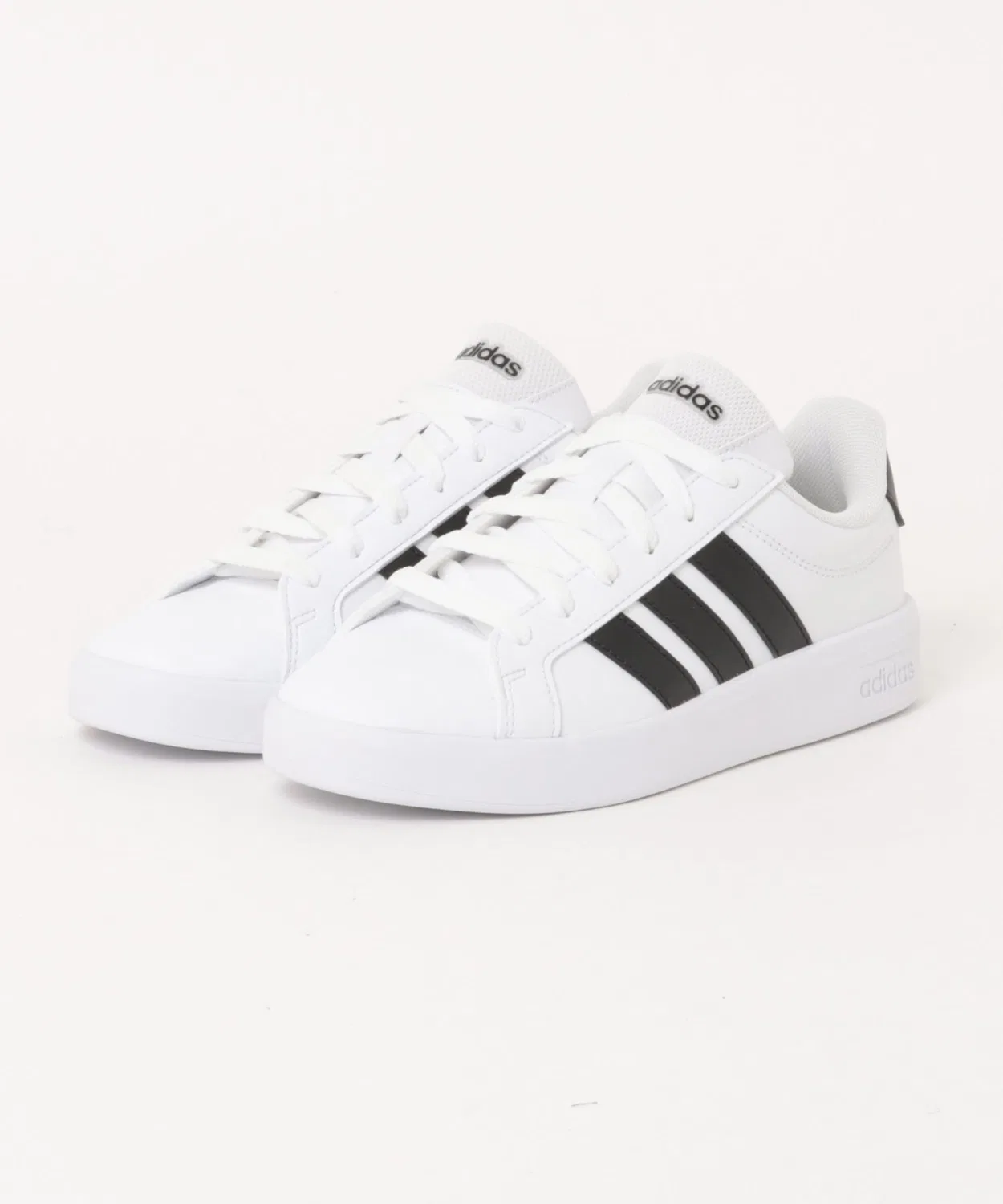 Детские кроссовки с низким профилем GRANDCOURT 3.0J Adidas, White/Black
